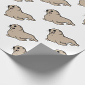 Baby zegel cadeaupapier (Hoek)