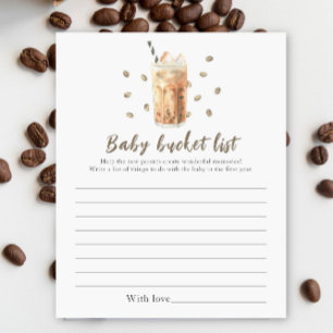 Baby zet ijskoffie - Baby bucketlist