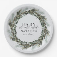 Baby zijn kou buiten het winterse baby shower