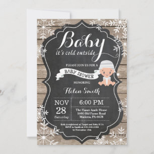 Baby zijn Koud Buiten Baby shower Kaart