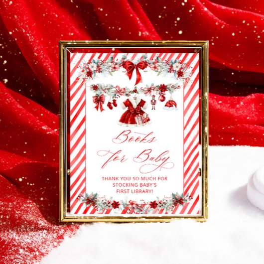 Baby zijn koude buiten boeken voor Baby Baby showe Poster