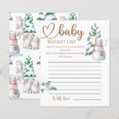 Baby zijn Koude Buiten de Lijst van de Emmer van h (Voorkant / Achterkant)