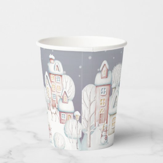 Baby zijn koude buitenste baby shower papieren bekers (Rechts)