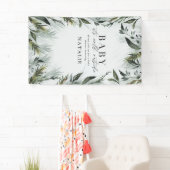 Baby zijn koude buitenste baby shower spandoek (Insitu)