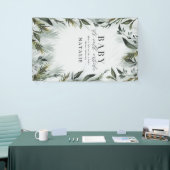 Baby zijn koude buitenste baby shower spandoek (Beurs)