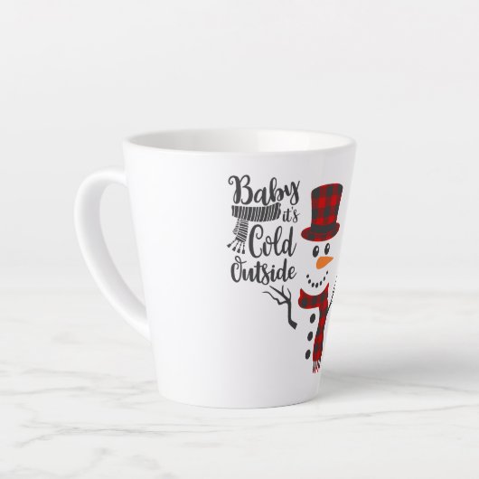 Baby zijn koude Mok buiten Snowman (Linkerhoek)