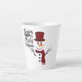 Baby zijn koude Mok buiten Snowman (Voorkant)