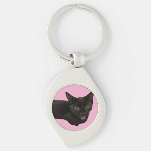 Baby Zina – Zwarte Kat Cute Sleutelhanger