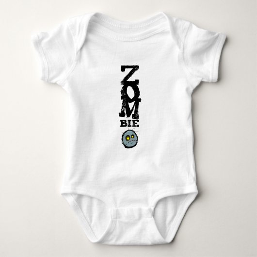 Baby Zombie-Logo (verticaal) Romper (Voorkant)
