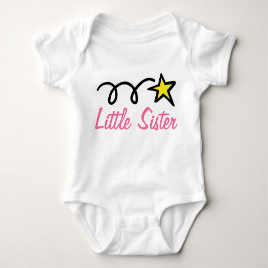 Baby zus baby creeper voor pasgeboren kind romper (Voorkant)