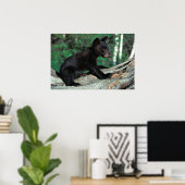 Baby zwart Beer Poster (Thuiskantoor)