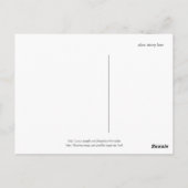 Baby zwarte cichorei - briefkaart (Achterkant)