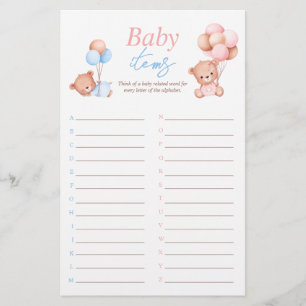 Babyartikelen Jongen Meisje Tweeling Baby Shower S Flyer
