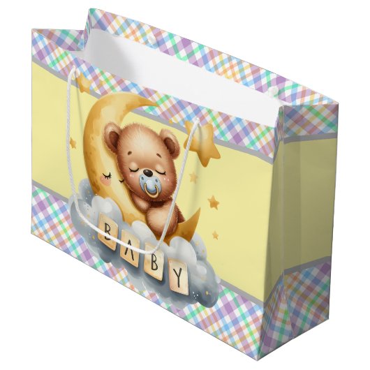 Babybeer Groot Cadeauzakje (Voorkant Gekanteld)