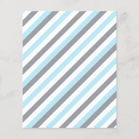 Babyblauw en grijze stripper flyer (Achterkant)