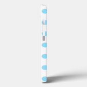 Babyblauw en witte haarvlekken Hoesje-Mate iPhone  Case-Mate iPhone Case (Achterkant / Links)