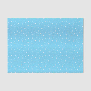 babyblauw en witte sterren tissuepapier