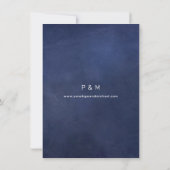 Babyblauw karton save the date (Achterkant)