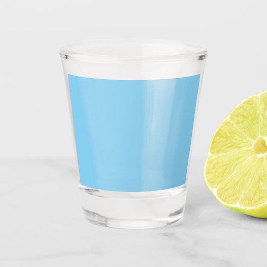 Babyblauw Shot Glas (Voorkant)