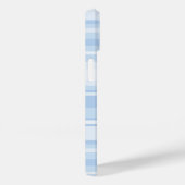 Babyblauwe strepen Case-Mate iPhone case (Achterkant / Rechts)