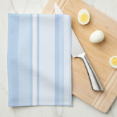 Babyblauwe strepen theedoek (Quarter Fold)