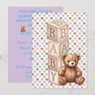BABYBLOKKEN DIGITALE DOWNLOAD VERJAARDAGSFEESTJE KAART