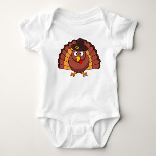 Babybodys met korte mouwen - Kalkoen Met Een Hoed Romper
