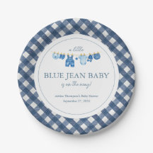 Babyborrel met blauwe jeans
