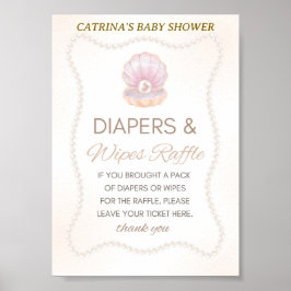 Babyborrel spelbord Pearl Poster