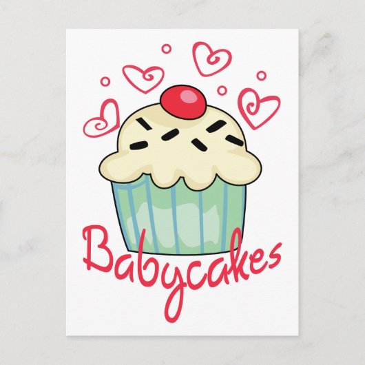 Babycakes Briefkaart (Voorkant)