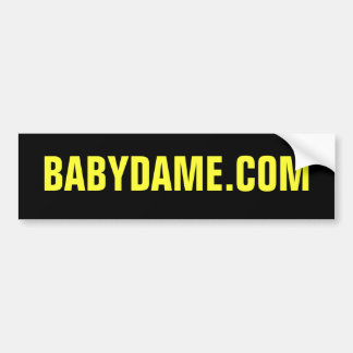 BABYDAME.COM-Bumpersticker Bumpersticker