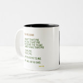 BabyDeeMug Tweekleurige Koffiemok (Voorkant links)