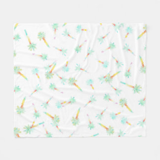 Babydeken met palmboom fleece deken