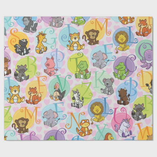 babydier cadeaupapier (Vlak)