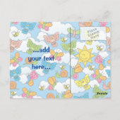 Babydieren Briefkaart (Achterkant)