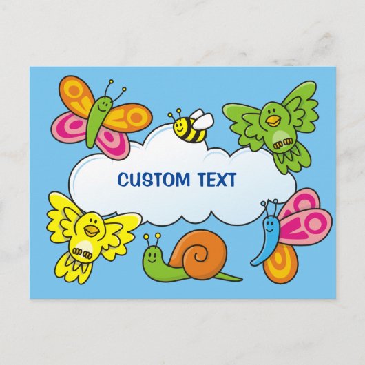 Babydieren Briefkaart (Voorkant)