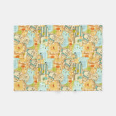 Babydieren Fleece Deken (Voorkant (Horizontaal))