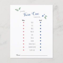 Babydouche baby voorspelt tweeledig beer-thema