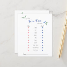 Babydouche baby voorspelt tweeledig beer-thema