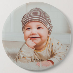 BABYFOTO AANPASBARE GROTE KNOP RONDE BUTTON 6,0 CM