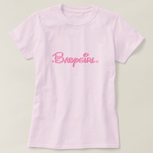 Babygirl Shirt (Design voorkant)