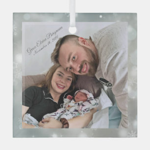BabyGraceB Aankomst Glas Ornament