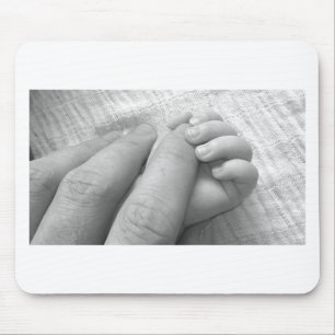 Babyhand Vingers Handen Vasthoudend Zachte Aanraki Muismat