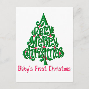 Babykerstmis Briefkaart