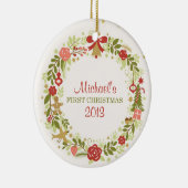 Babykerstmis Keramisch Ornament (Rechts)