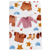 Babykleding Baby shower Verjaardag Medium Cadeauzakje (Voorkant)