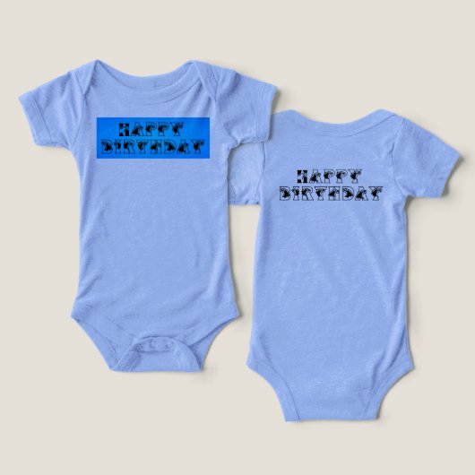 Babykleding en T-shirts (Ontwerp Voorkant & Achterkant)