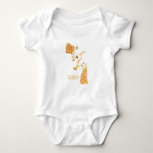 Babykleding Giraffe en Baby Je bent mijn zonneschi Romper