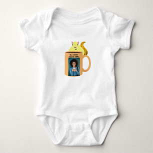 Babykleding met leuk eekhoorn ontwerp romper