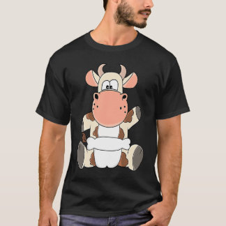 Babykoe kalf met luiers t-shirt